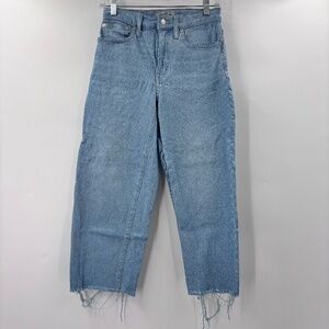 Madewell The Perfect Vintage Wide Leg Crop Jean Size 25 Petite